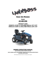 LawnBoss A14015G Owner's Operation Manual