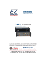 RDL EZ-ADA4 Operating instructions