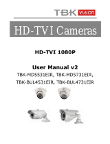 TBK vision TBK-BUL4531EIR User manual