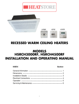 Heatstore HSRCH4500RF Installation guide