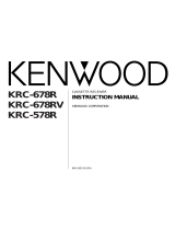 Kenwood KRC-678R User manual