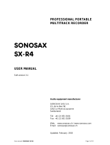 Sonosax SX-R4 User manual