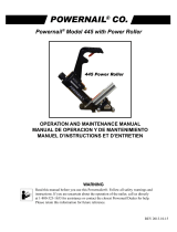 POWERNAIL 445 Operation and Maintenance Manual