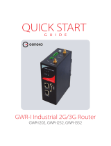 Geneko GWR-I252 Quick start guide