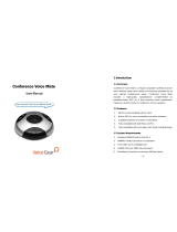 VoiceGear CONFERENCE VOICE MATE User manual