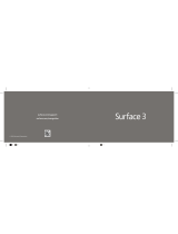 Microsoft Surface 3 Pro Quick start guide