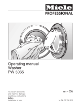 Miele PW 5065 Operating instructions