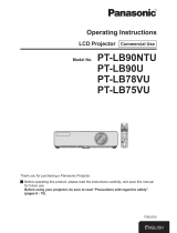 Panasonic PT-LB90NTEA Operating Instructions Manual
