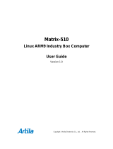 Artila Matrix-510 User manual