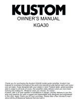 Kustom KGA30 Owner's manual