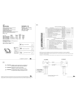 Sonora SONFL1X Operating instructions