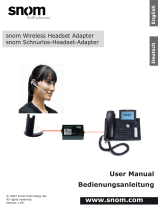 Snom Wireless Headset Adapter User manual