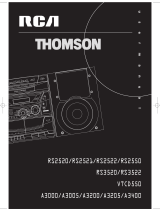 RCA RS2550 User manual