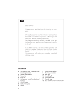 DeLonghi XTXS 160E User manual