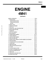 Mitsubishi MOTORS 4M41 User manual