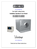 Vinotemp WINE-MATE WM-8500SSH Installation, Operation & Care Manual
