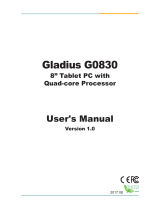Arbor Technology Gladius G0830 User manual