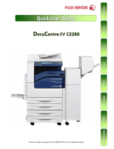 Fuji Xerox Docu Centre -IV C2260 Quick User Manual