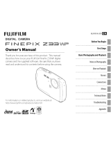 Fujifilm FinePix Z33WP Owner's manual