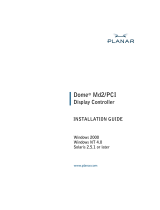 Planar Dome Md2/PCI Installation guide