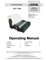 GeBe GPT-1568 Operating instructions