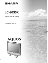 Sharp LC-20S5H Aquos Operating instructions