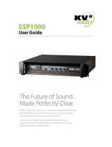 KV2 Audio ESP1000 User manual