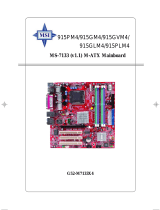 MSI 915GVM4 User manual