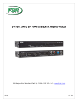 FSR DV-HDA-14AUD User manual
