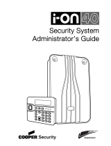 Cooper Security i-On 40 Administrator's Manual