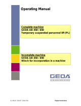 GEDA AB 450 Operating instructions