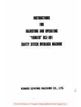 Kondo Yamato DCZ-361A Instructions And Operating Manual