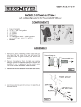 Biesemeyer B78440 User manual