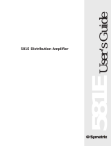 Symetrix 581E User manual