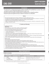 Opticon CHG-3101 Quick start guide