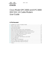 Cisco EPC3000 User manual