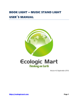 Ecologic Mart Book Light User manual