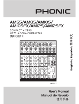 Phonic AM55 User manual