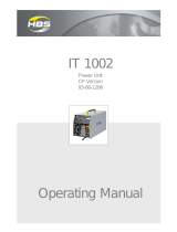 HBS IT 1002 Operating instructions
