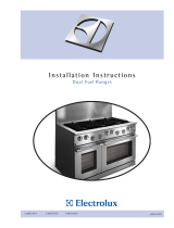 Electrolux E48DF76EPS - 48" Pro-Style Dual-Fuel Range Installation Instructions Manual