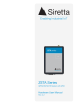 SIRETTA ZETA-N-LTE Hardware User Manual
