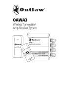 Outlaw OAWA3 User manual