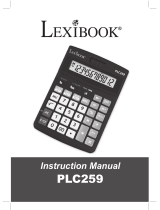 Lexibook PLC259 User manual