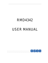 OSEE RMD4342-SC User manual