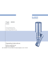 Burkert 2000 INOX Operating Instructions Manual