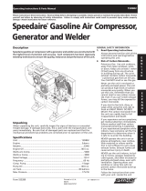 Speedaire 15D802 Operating Instructions Manual