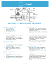 Weave POLYCOM VVX 310 Quick User Manual
