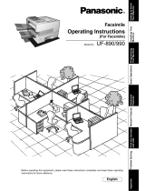 Panasonic UF-990 Operating Instructions Manual