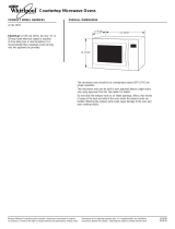 Whirlpool GT4175SPQ - 1.7 Cu. Ft. Sensor Microwave Oven Leaflet