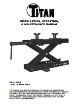 Titan Lifts MLJ-1000B Installation, Operation & Maintenance Manual